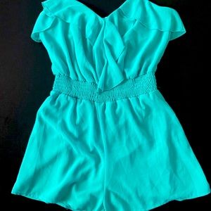 Teal Romper